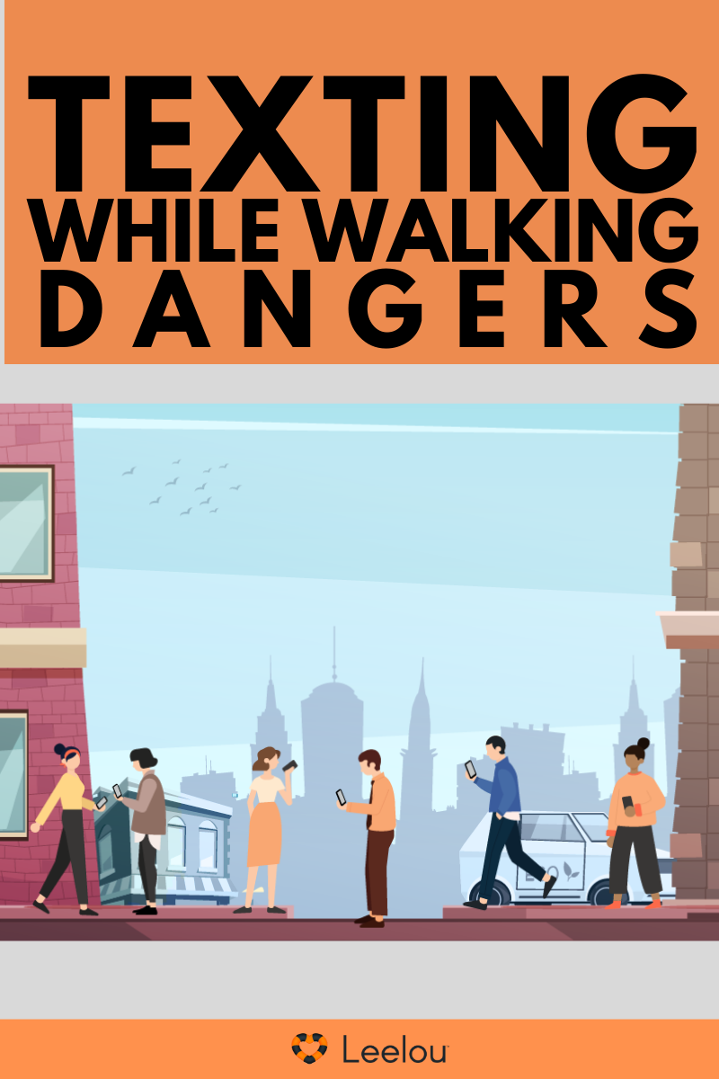 dangers of texting while walking